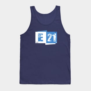 e21 block Tank Top